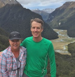 Hikers on the Routeburn Track