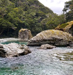 Routeburn Track rock pools GW09JAN25
