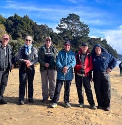 Stewart Island beach Ulva Island guests GW25OCT27