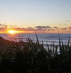 Sunset in Punakaiki