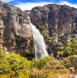 Taranaki Falls in Tongariro National Park SN24FEB26