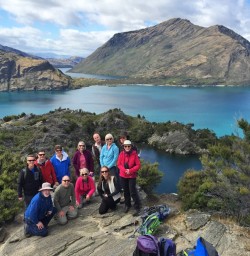 Our team on the Island of Mou Waho