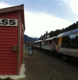 Ready to cross the Alps on the TranzAlpine
