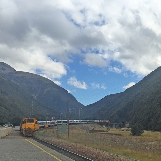 Riding the TranzAlpine Train to Arthurs Pass