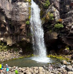 Waterfall in Tongariro National Park 18FEB25