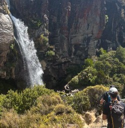 Waterfall in Tongariro National Park 210125