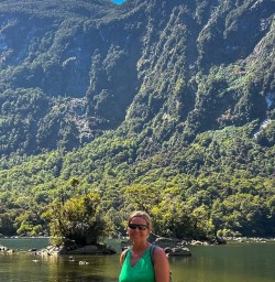 Woman on Milford Sound tour 20JAN25