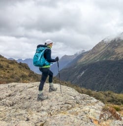 Atop of the Key Summit Lookout Trail Lake, Fiordland New Zealand