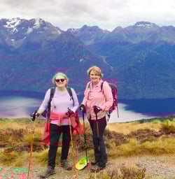 2. Two happy guests Kepler Track