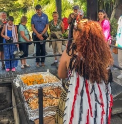 Maori Hangi Dinner at Maori Cultural Center, Rotorua Bay of Plenty New Zealand