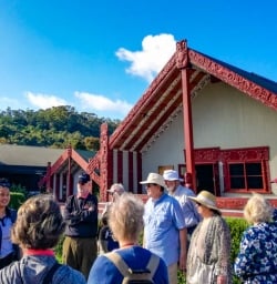 Greeting at Te Puia