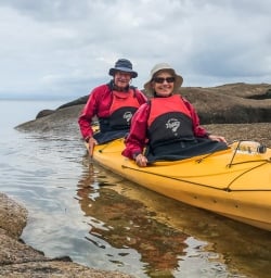 Kayaking at Lake Taupo, Waikato New Zealand