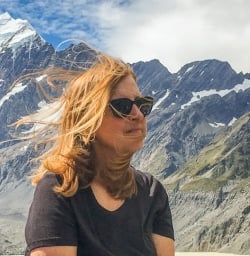 Ladies at Aoraki Mount Cook, Canterbury New Zealand