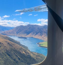 Flight over Siberia Valley