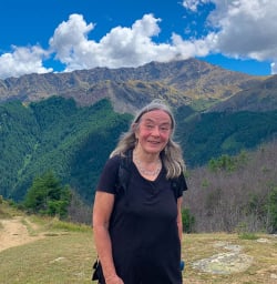 Exploring the beautiful Queenstown Hill on our South Island Walking tour 