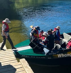 The Whanganui River boat 200125