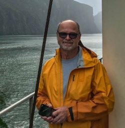 Guest on Milford Sound boat