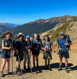 8 Small Group Hiking Bushline Hut Feb2025