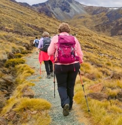 2. Kepler Track guests hike up