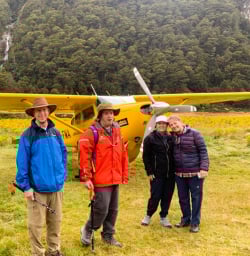 4. Bush plane and guests landed in Siberia Valley
