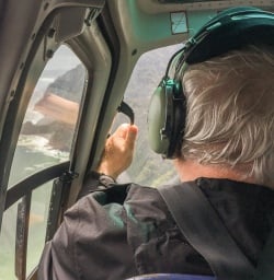Helcopter tour at Milford Sound, Fiordland New Zealand