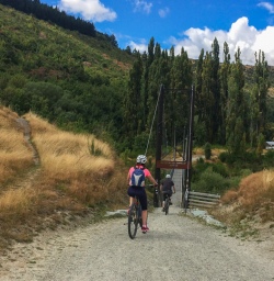 Biking the Queenstown Trail, Otago New Zealand