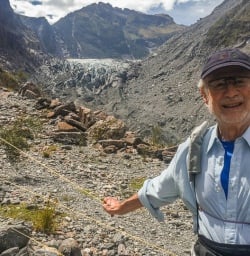 Guest at Fox Glacier, West Coast New Zealand