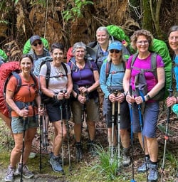 5 Hikers on Nydia Track 17FEB25