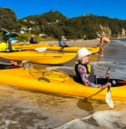 Embarking on the water in New Zealand