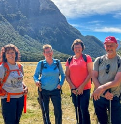 1 Small Group Hike on the Routeburn Track Great Walk 07MAR25