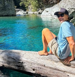 1 Solo Woman by Beautiful Blue Water Routeburn Track 07MAR25