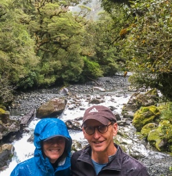 Chasm at Cleddau River, Fiordland National Park Southland New Zealand