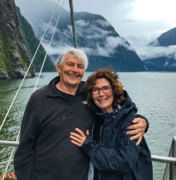 Couple in Milford Sound
