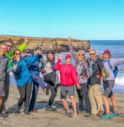 Group at West Coast New Zealand