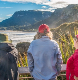 Group at West Coast New Zealand