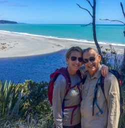 Couple at West Coast, New Zealand
