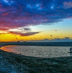 Sunset at West Coast, New Zealand
