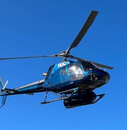 Helicopter flight to Kepler Track 