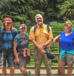 Group at Blue Springs, Waikato New Zealand