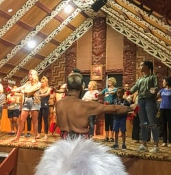 Marae at Te Puia, Rotorua Waikato New Zealand