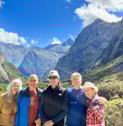 2. Five guests Fiordland National Park