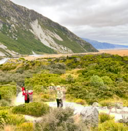2. Guests on the Hooker Valley Track