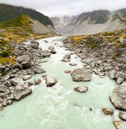 2. Hooker Valley river
