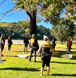 2. Kayak warm up 