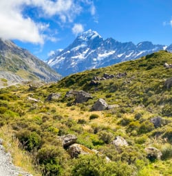 2. Mt CookAoraki views from Hooker Valley Track