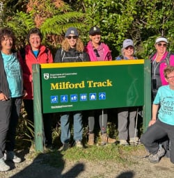 3 Female Travellers on the Milford Track 07MAR25