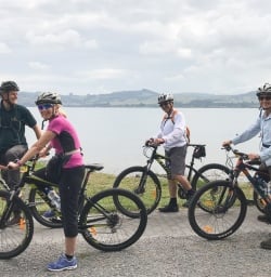 Bike Tour at Lake Taupo, Waikato New Zealand