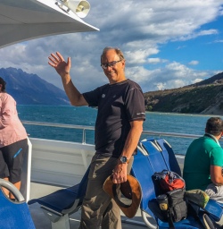 Boat Tour on Lake Wakatipu, Otago New Zealand