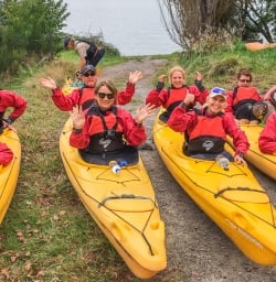 Kayaking at Lake Taupo, Waikato New Zealand