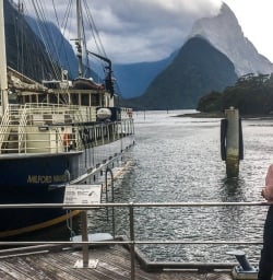 Mitre Peak at Milford Sound, Fiordland New Zealand